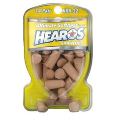 Беруші Hearos (Ear Plugs NRR 32) 14 пар