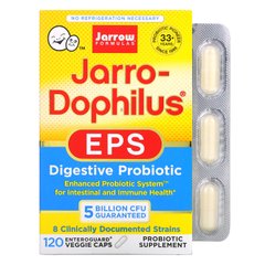 Пробіотик, Jarro-Dophilus EPS, Jarrow Formulas, супер формула, 120 капсул