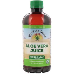 Сік алое вера з цілісного листя Lily of the Desert (Organic Aloe Vera Juice Whole Leaf) 946 мл без смаку