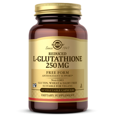 Глутатіон Solgar (Reduced L-Glutathione) 250 мг 60 капсул