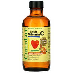 Вітамін C з апельсиновим смаком ChildLife (Liquid Vitamin C Natural Orange) 118,5 мл