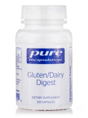 Ферменти для перетравлення глютену Pure Encapsulations (Gluten / Dairy Digest) 120 капсул