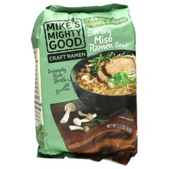 Пікантний суп із місо рамен Mike's Mighty (Good Craft Ramen Savory Miso Ramen Soup) 61 г
