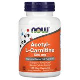 Описание товара: Ацетил-Л-карнитин Now Foods (Acetyl-L-Carnitine) 500 мг 100 капсул
