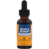 Опис товару: Для роботи мозку і пам'яті суміш екстрактів органік Herb Pharm (Brain & Memory) 30 мл